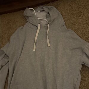 Buffalo David Bitton Light Gray Hooded Sweater